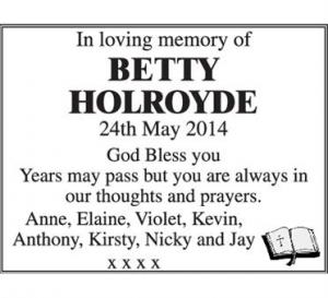 Betty Holroyde