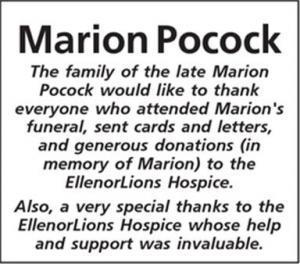 Marion Pocock